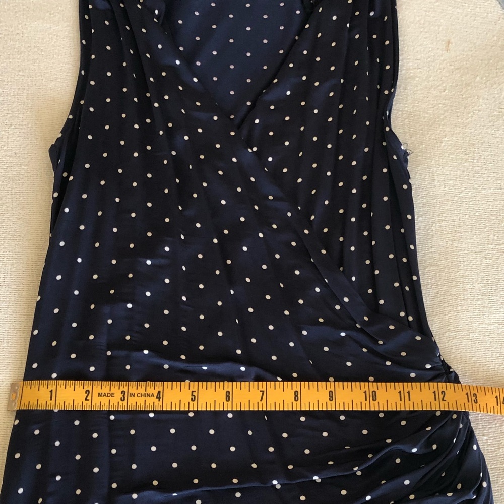 H & M Navy & White Polka Dot Dress - Picture 8 of 8